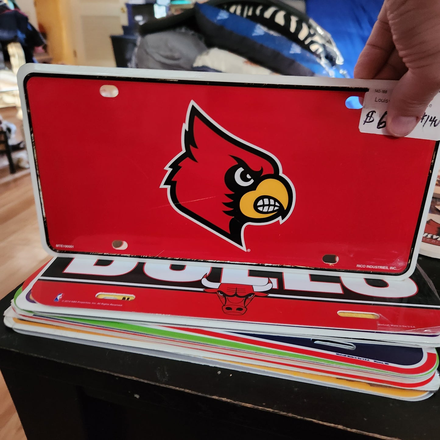 Louisville Regular Metal License Plate