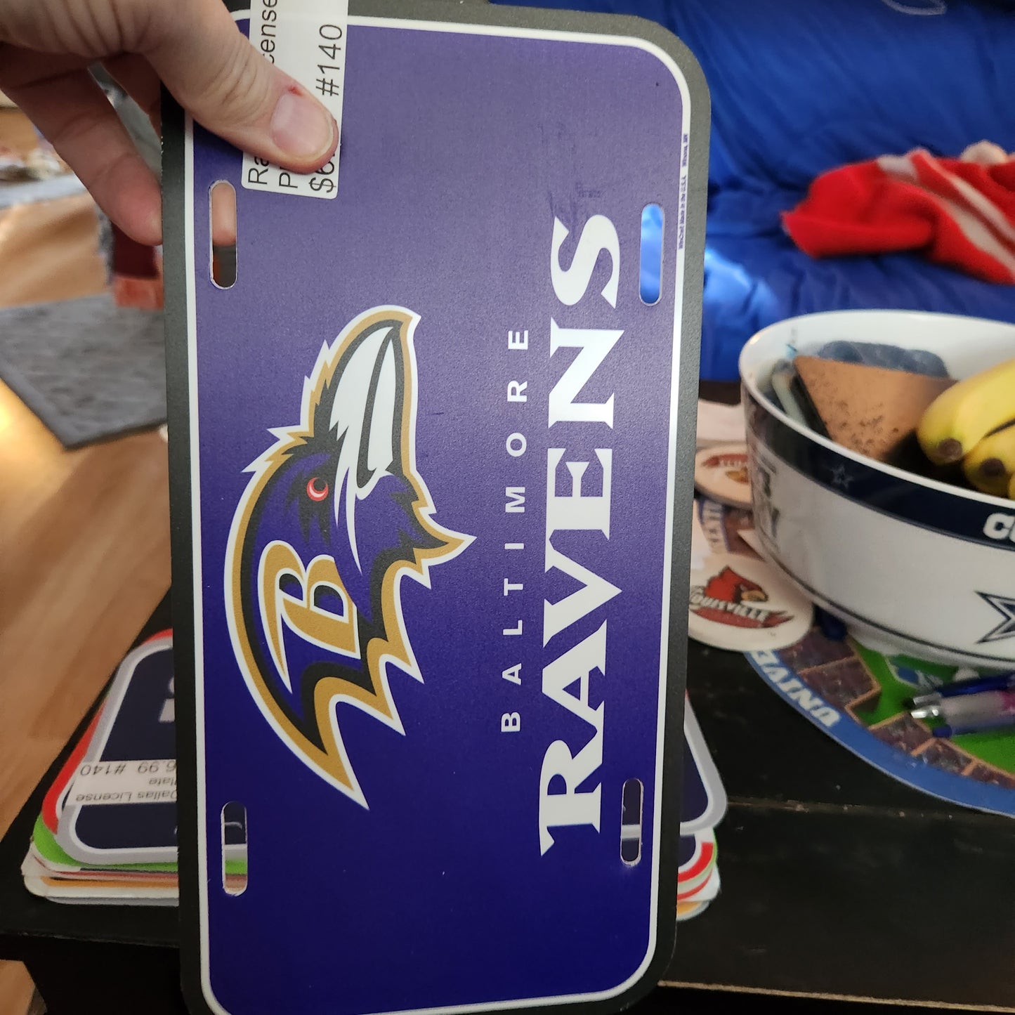 RAVENS REGULAR LICENAE PLATE