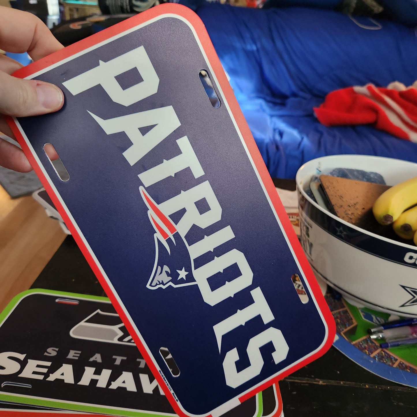 PATRIOTS REGULAR LICENSE PLATE