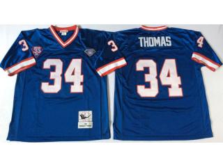 BILLS THOMAS NFL BLUE THROWBACK JERSEY