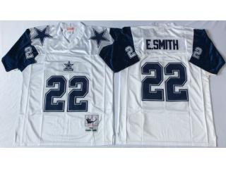 E.SMITH THROWBACK WHITE JERSEY