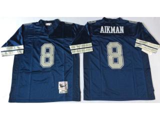 AIKMAN BLUE THROWBACK JERSEY