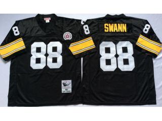 Steelers Swann Black Retro Jerseys