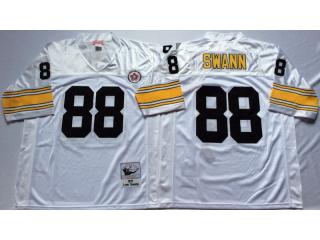 Steelers Swann White Retro Jerseys