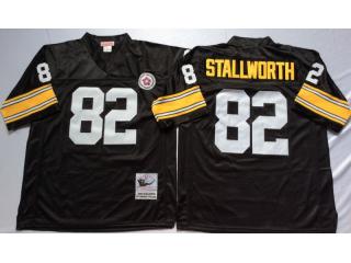 Steelers Stallworth Black Retro Jerseys