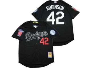 reROBINSON BLACK RETRO MLB JERSEY