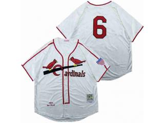 MUSIAL MLB WHITE RETRO JERSEY