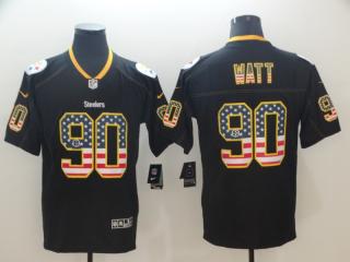 Steelers Watt American Flag Jerseys