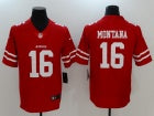 49ers Montana NFL Red Jersey