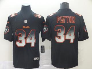 Bears Payton Legendary Black Pyrotechnic Edition Jerseys