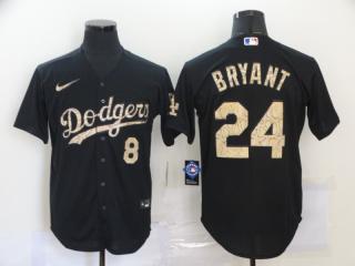 BRYANT BLACK DODGERS MLB JERSEY WITH BOTH NUMBERS