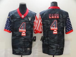 Raiders Car CAMO American Flag Jersey