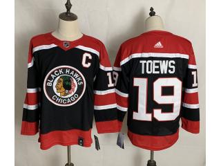 BLACKHAWKS TOEWS NHL RED & BLACK JERSEY