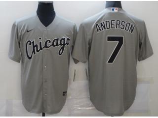 White Sox Anderson MLB Grey Jersey