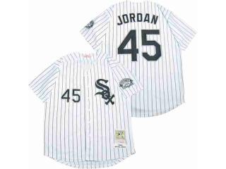 White Sox Jordan MLB Retro White Throwback Jersey
