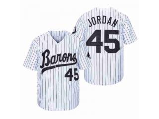 White Sox Jordan Barons White Pinstripe Jersey
