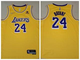 Lakers Bryant NBA Yellow Jersey