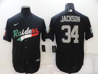 Raiders Jackson Color Baseball Jersey