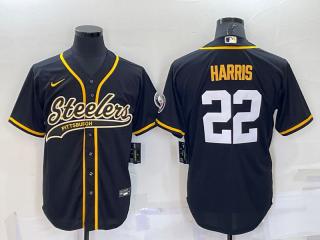 HARRIS BLACK CUSTOMIZED BASEBALL JERSEY