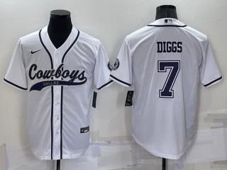 DIGGS WHITE BASEBALL JERSEY