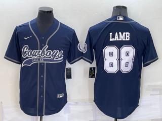 LAMB BLUE BASEBALL JERSEY