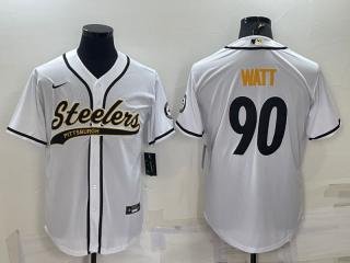 WATT WHITE CUSTOMIZED BASEBALL JERSEY