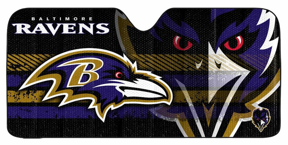 RAVENS CAR SUN SHADE