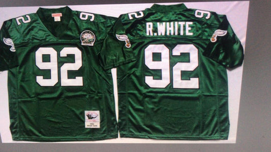 R. WHITE GREEN THROWBACK JERSEY