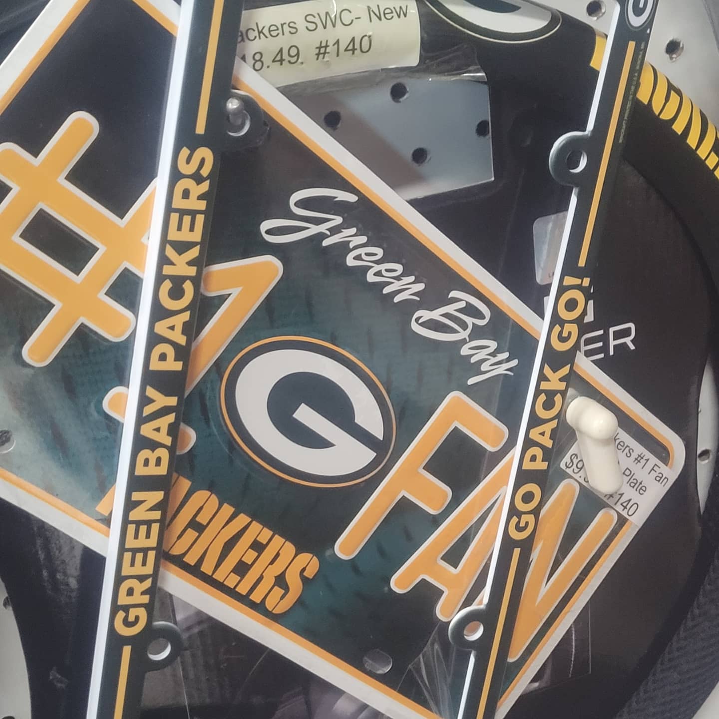 PACKERS #1FAN PLATE