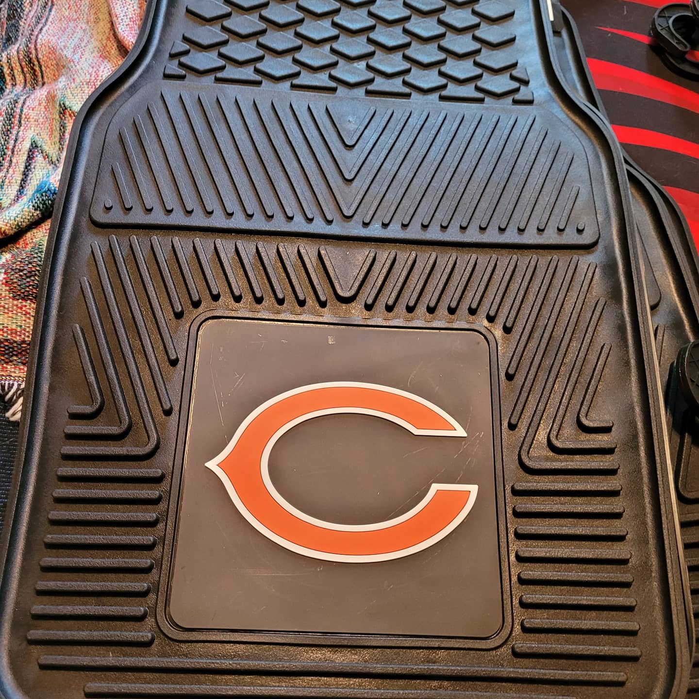 CHICAGO BEARS Set of 2 NFL Heavy Duty Front car Mats
