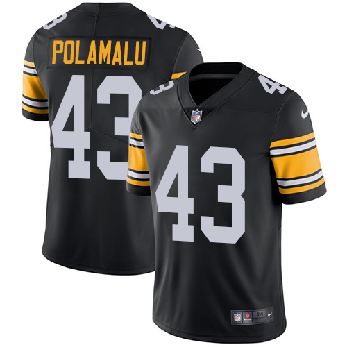 Steelers Polamalu Black Jerseys