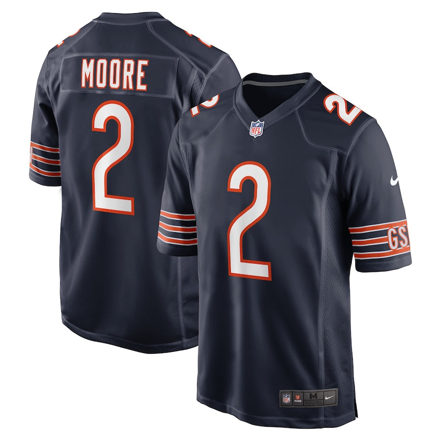 Bears DJ MOORE NAVY JERSEY