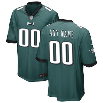 EAGLES GREEN CUSTOMIZED PERSONAL NFL JERSEY