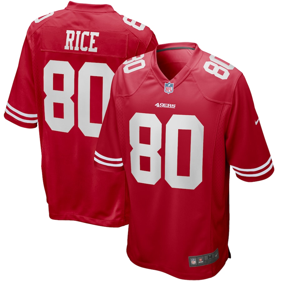 49ers Rice RED Jersey