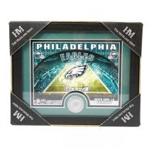 EAGLES CHAMP PICTURE AND COIN